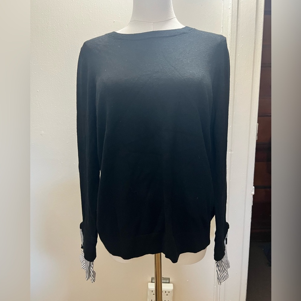 NWOT Loft Black Long Sleeve Sweater Size S